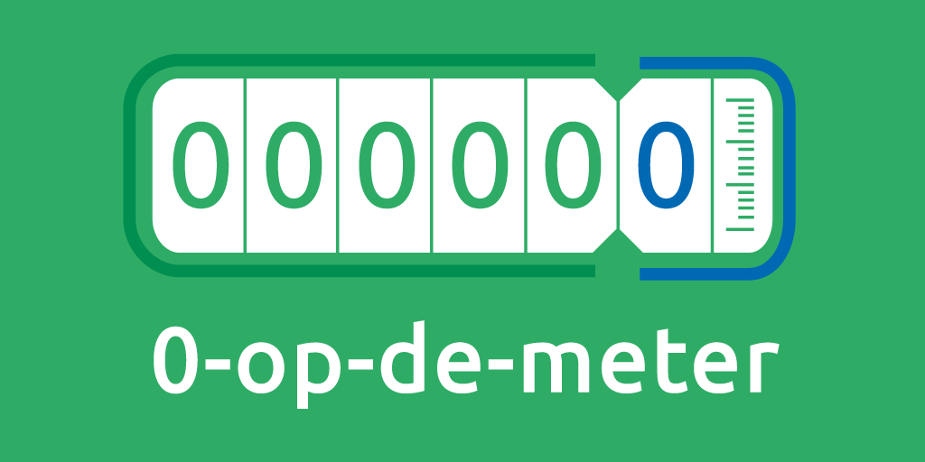 0 op de meter